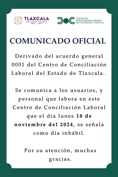 Comunicado Importante